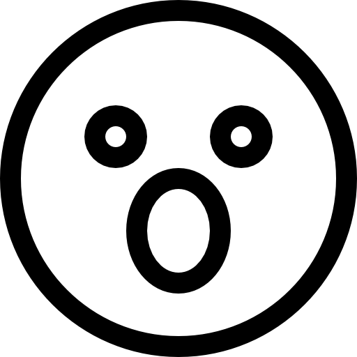 Überrascht Basic Rounded Lineal icon