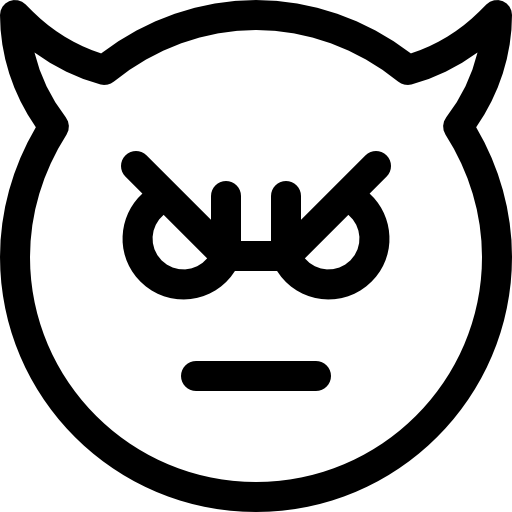 diavolo Basic Rounded Lineal icona
