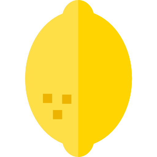 limón Basic Straight Flat icono