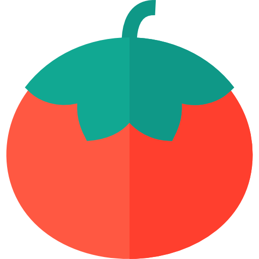 Tomato Basic Straight Flat icon