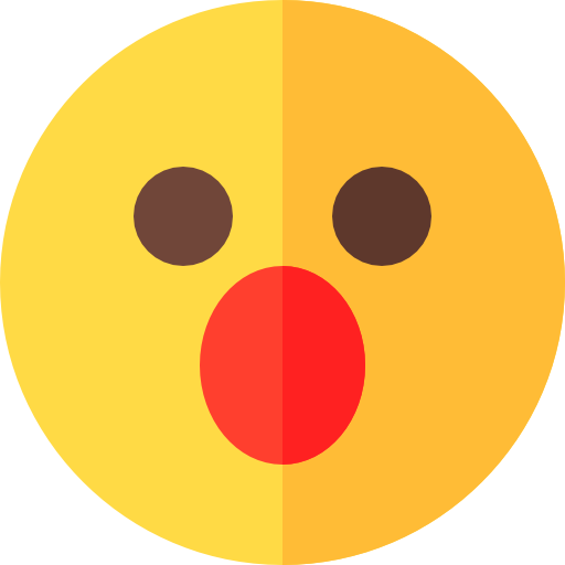 Surprised Basic Rounded Flat icon
