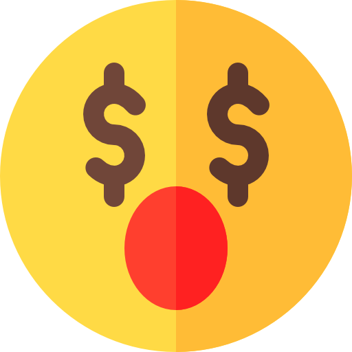 dinero Basic Rounded Flat icono