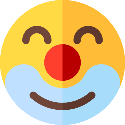 clown Basic Rounded Flat icona