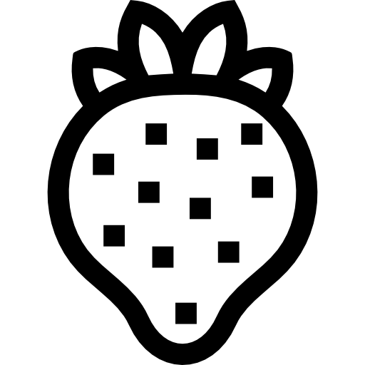 딸기 Basic Straight Lineal icon
