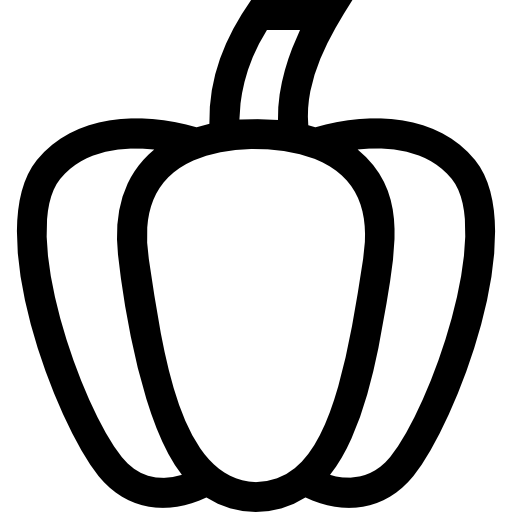 pimenton Basic Straight Lineal icono
