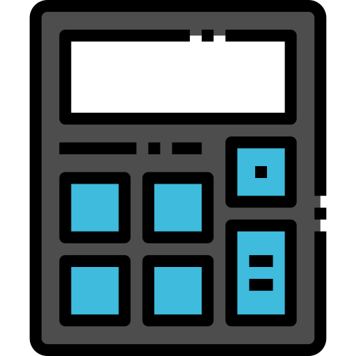 calculatrice Generic Outline Color Icône