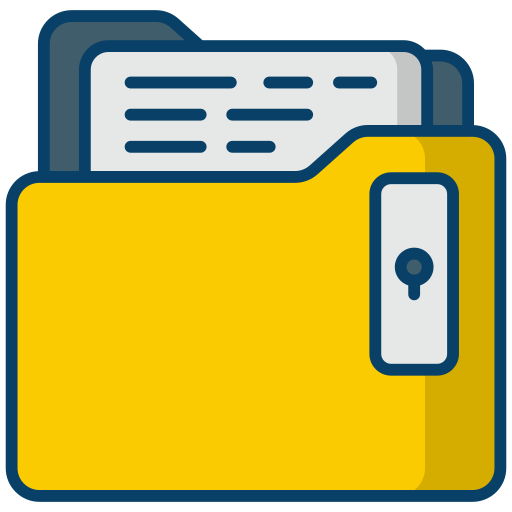 Confidential Generic Outline Color icon