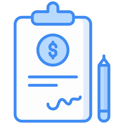 Contract Generic Blue icon