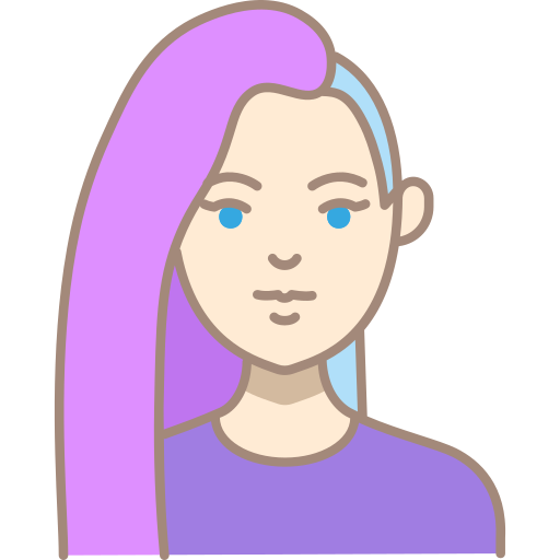 Hairstyle Generic Outline Color icon