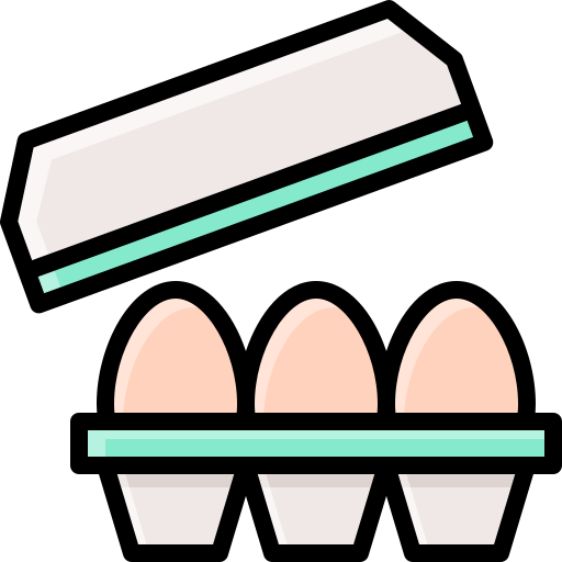 달걀 Generic Outline Color icon