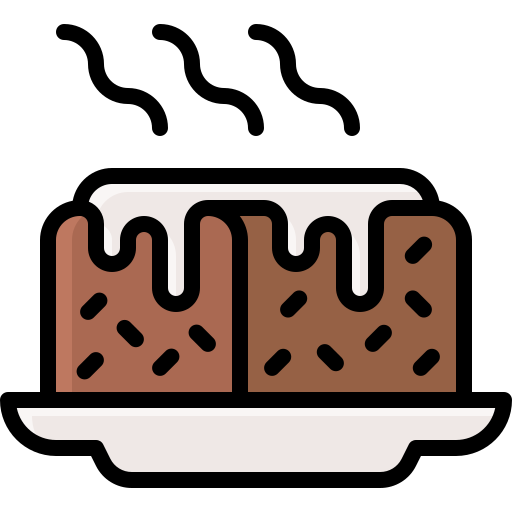 gorące ciasto Generic Outline Color ikona