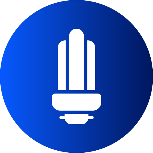 led-glühbirne Generic Flat Gradient icon