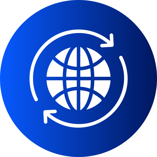 세계 Generic Flat Gradient icon
