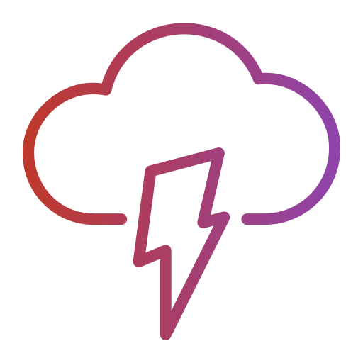 Thunder Generic Gradient icon