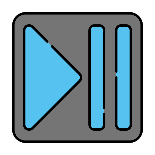 Play sign Generic Outline Color icon