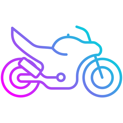 motocykl Generic Gradient ikona