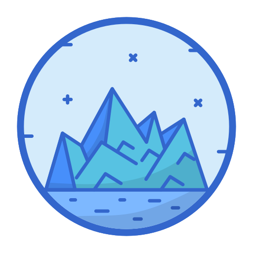 gletscher Generic Outline Color icon