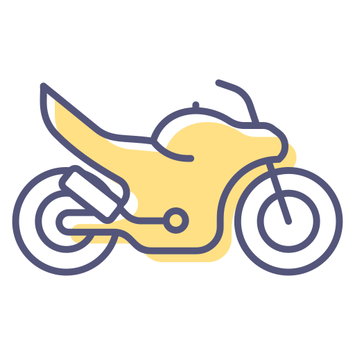 motocicleta Generic Rounded Shapes icono