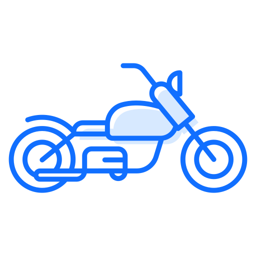 motocicleta Generic Blue icono