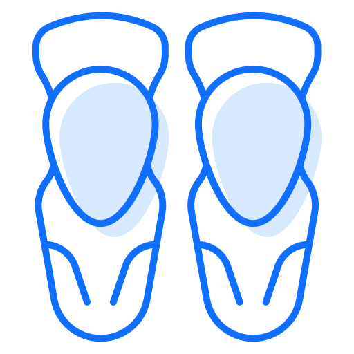 knie-beschermers Generic Blue icoon