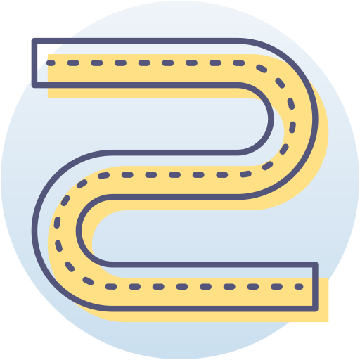 Race track Generic Circular icon
