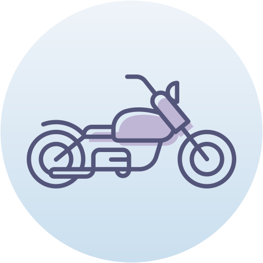 motorfiets Generic Circular icoon