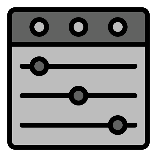 Music controller Generic Outline Color icon