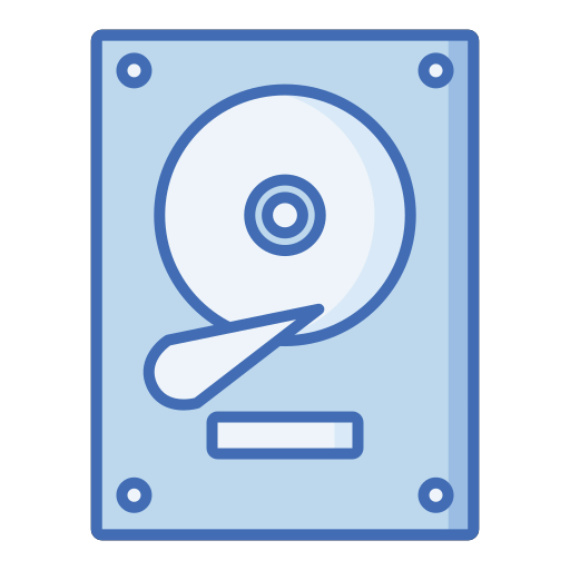 Hard disk Generic Blue icon