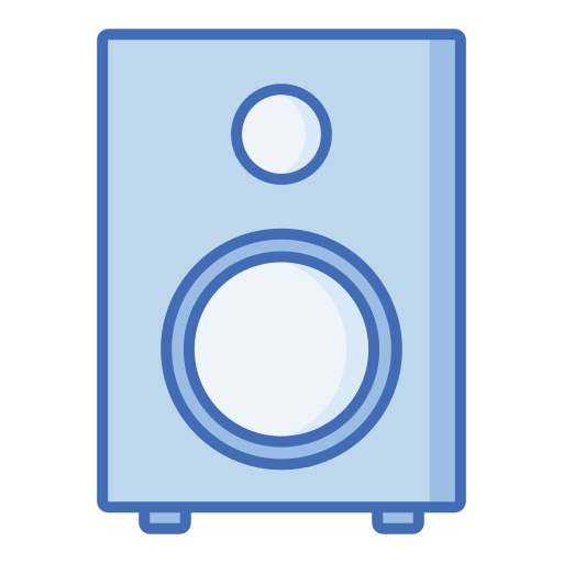 スピーカー Generic Blue icon