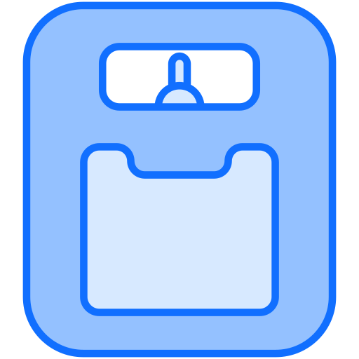 体重計 Generic Blue icon