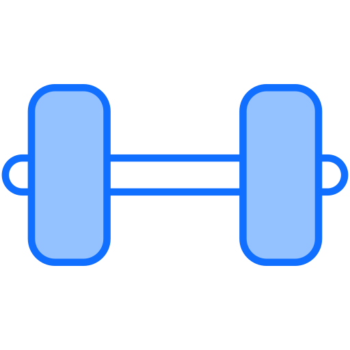 fitnessstudio Generic Blue icon