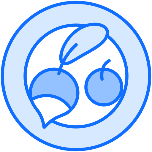 gesundes essen Generic Blue icon