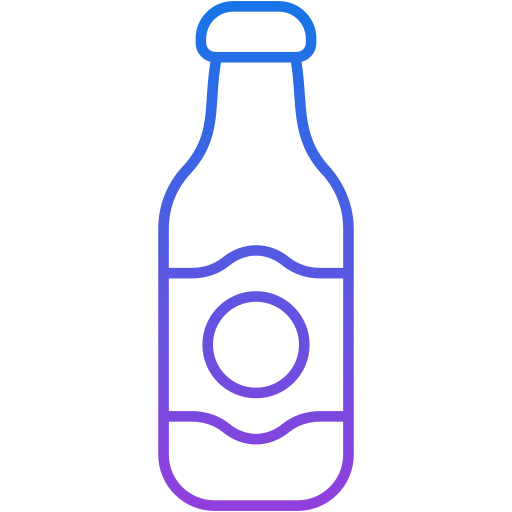 botella de cerveza Generic Gradient icono