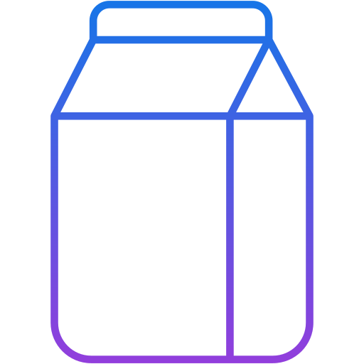 milchpackung Generic Gradient icon