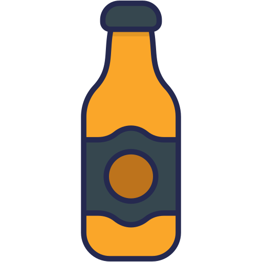 butelka piwa Generic Outline Color ikona