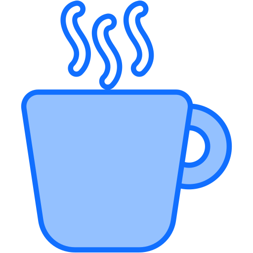 xícara de chá Generic Blue Ícone