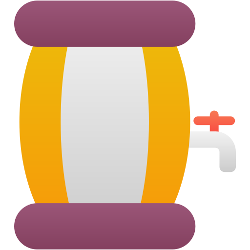 barril de vino Generic Flat Gradient icono