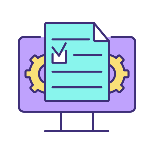 Document Generic Thin Outline Color icon