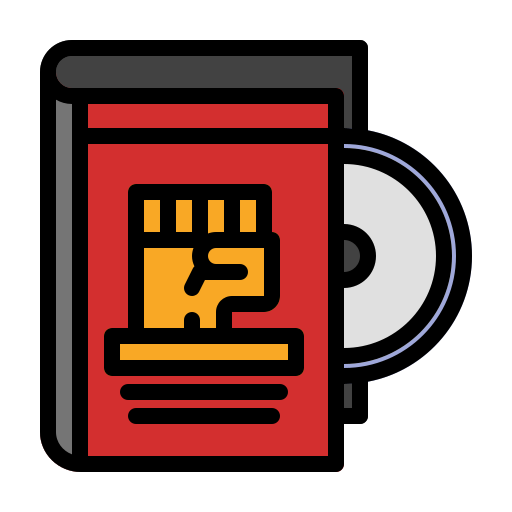 Dvd Generic Outline Color icon