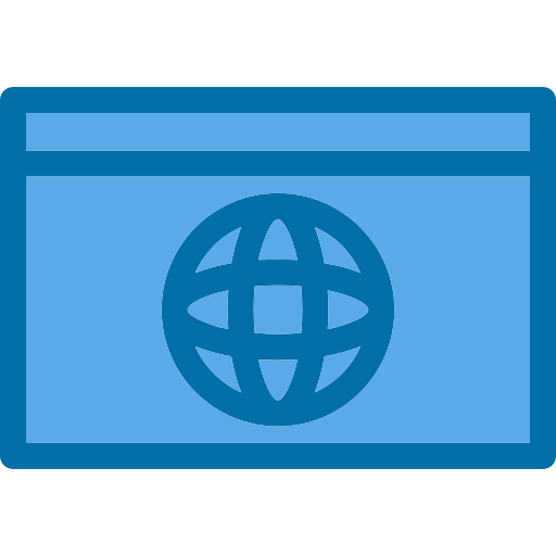 webseite Generic Blue icon