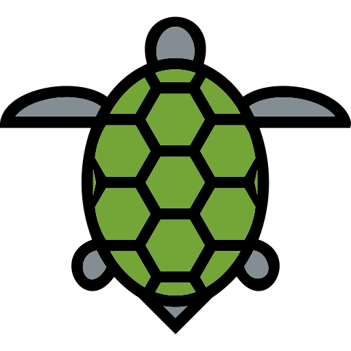 żółw Generic Outline Color ikona