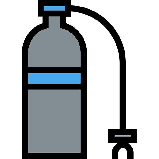 serbatoio di ossigeno Generic Outline Color icona