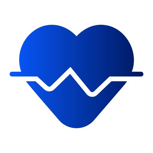 Частота сердцебиения Generic Flat Gradient иконка