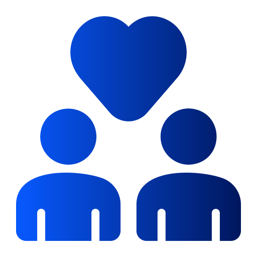 Relationship Generic Flat Gradient icon