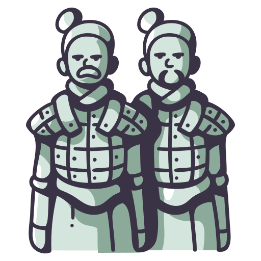 Terracotta army Generic Outline Color icon