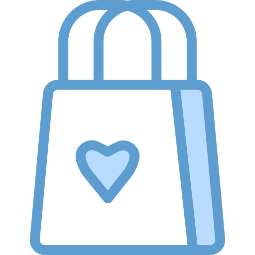 Gift bag Generic Blue icon