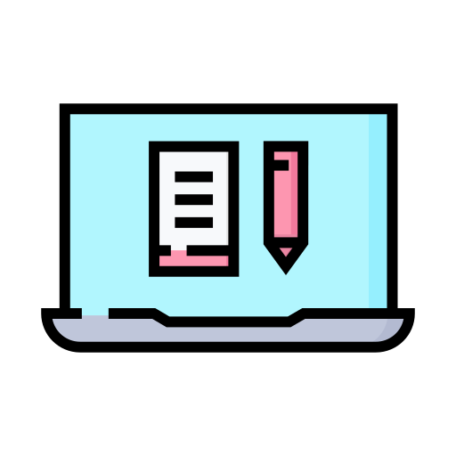 온라인 학습 Generic Outline Color icon