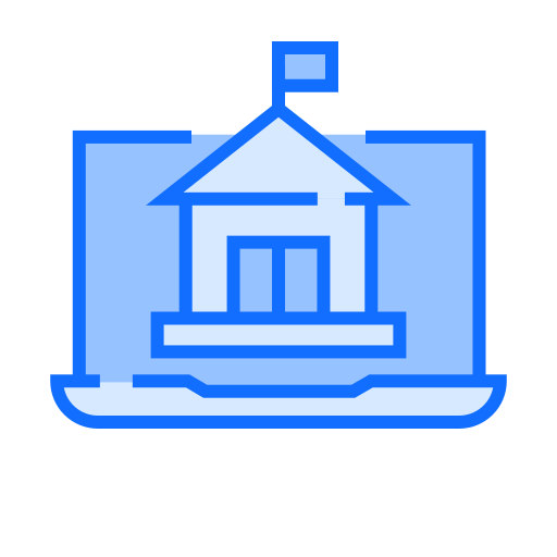 大学 Generic Blue icon