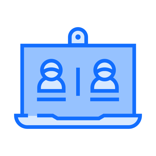 videokonferenz Generic Blue icon