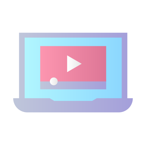 ビデオ Generic Flat Gradient icon